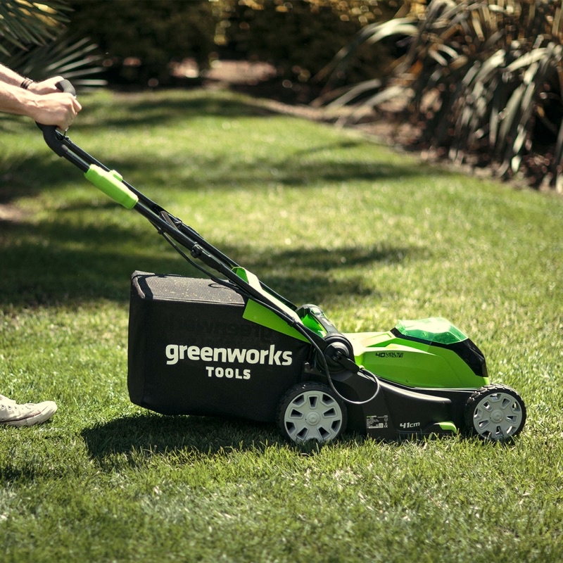 Foto Greenworks Greenworks Mesin Pemotong Rumput Dorong 40V